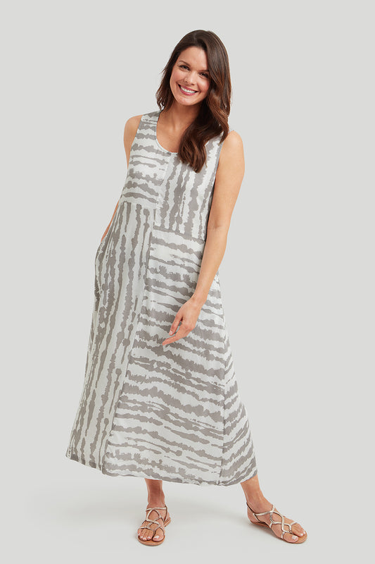 Alesha Dress Ombre Stripe