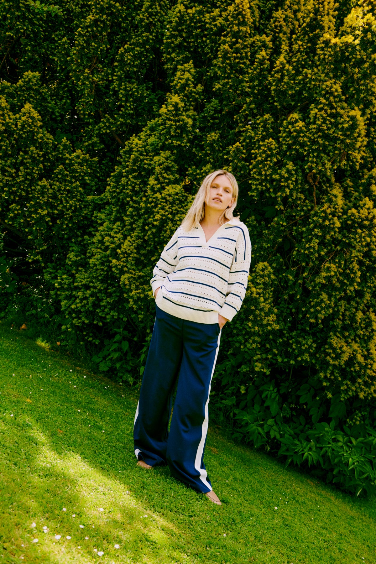 B .young BYMADELENA Jumper-White finn