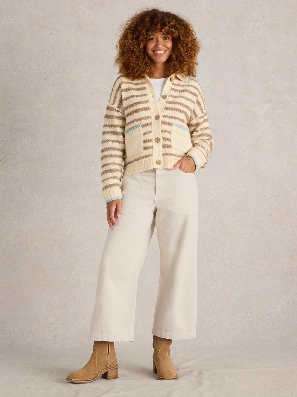 White Stuff Tia Cropped Wide Leg Jean
