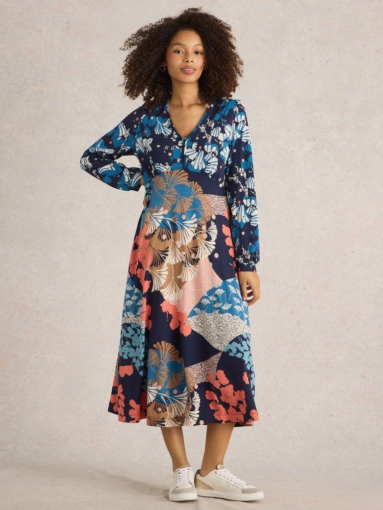 White Stuff Megan Jersey Dress-White finn