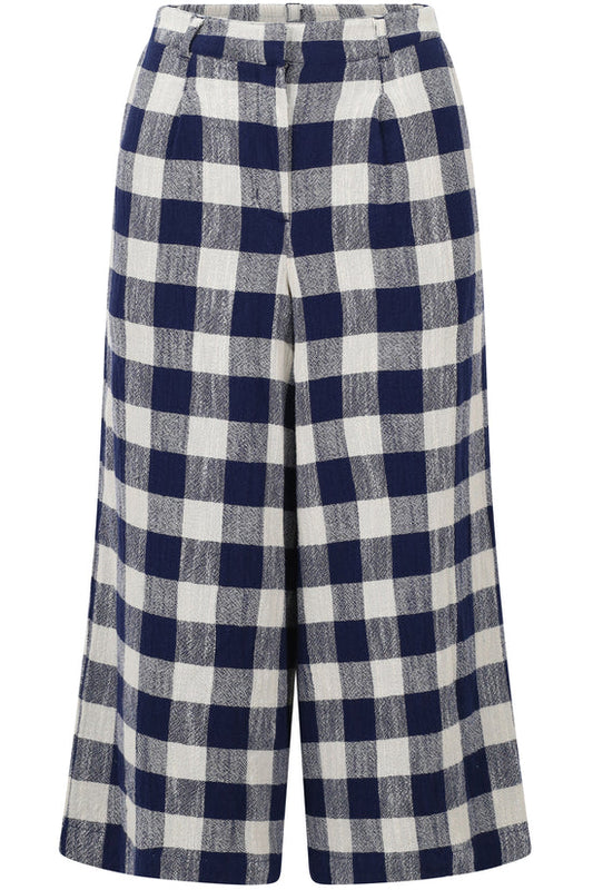 Checked Crop Trousers