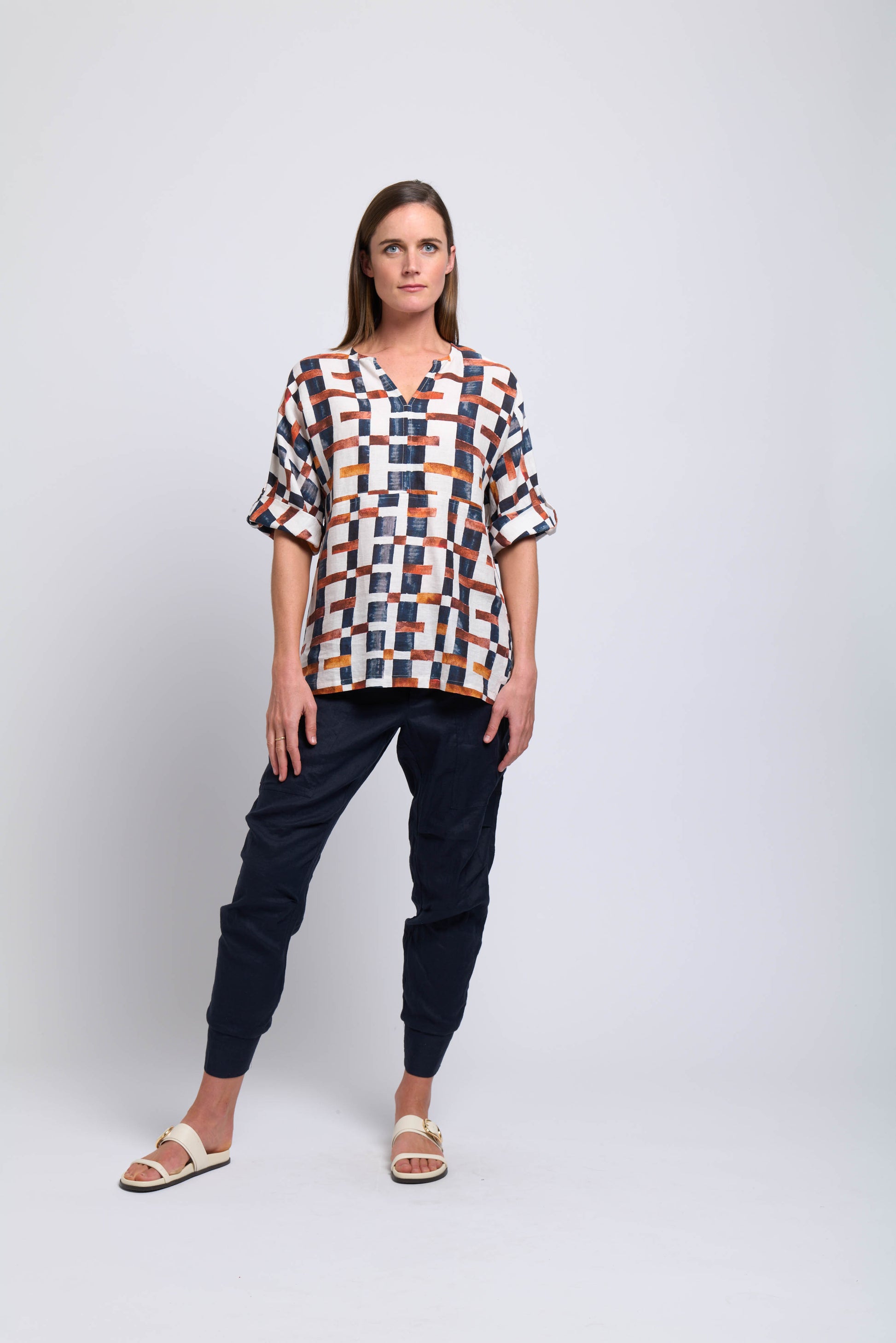Foil Afternoon Delight Top Of Grid-White finn