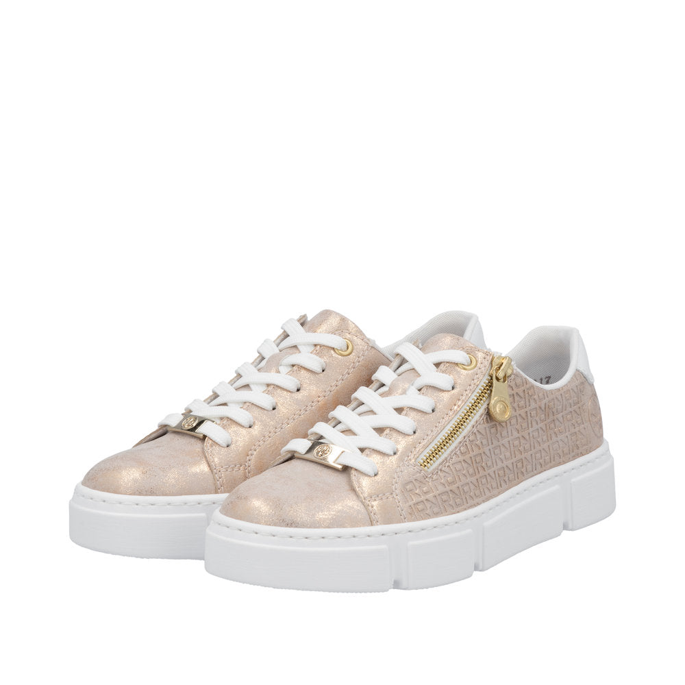 Rieker Rose Gold Trainer N5917
