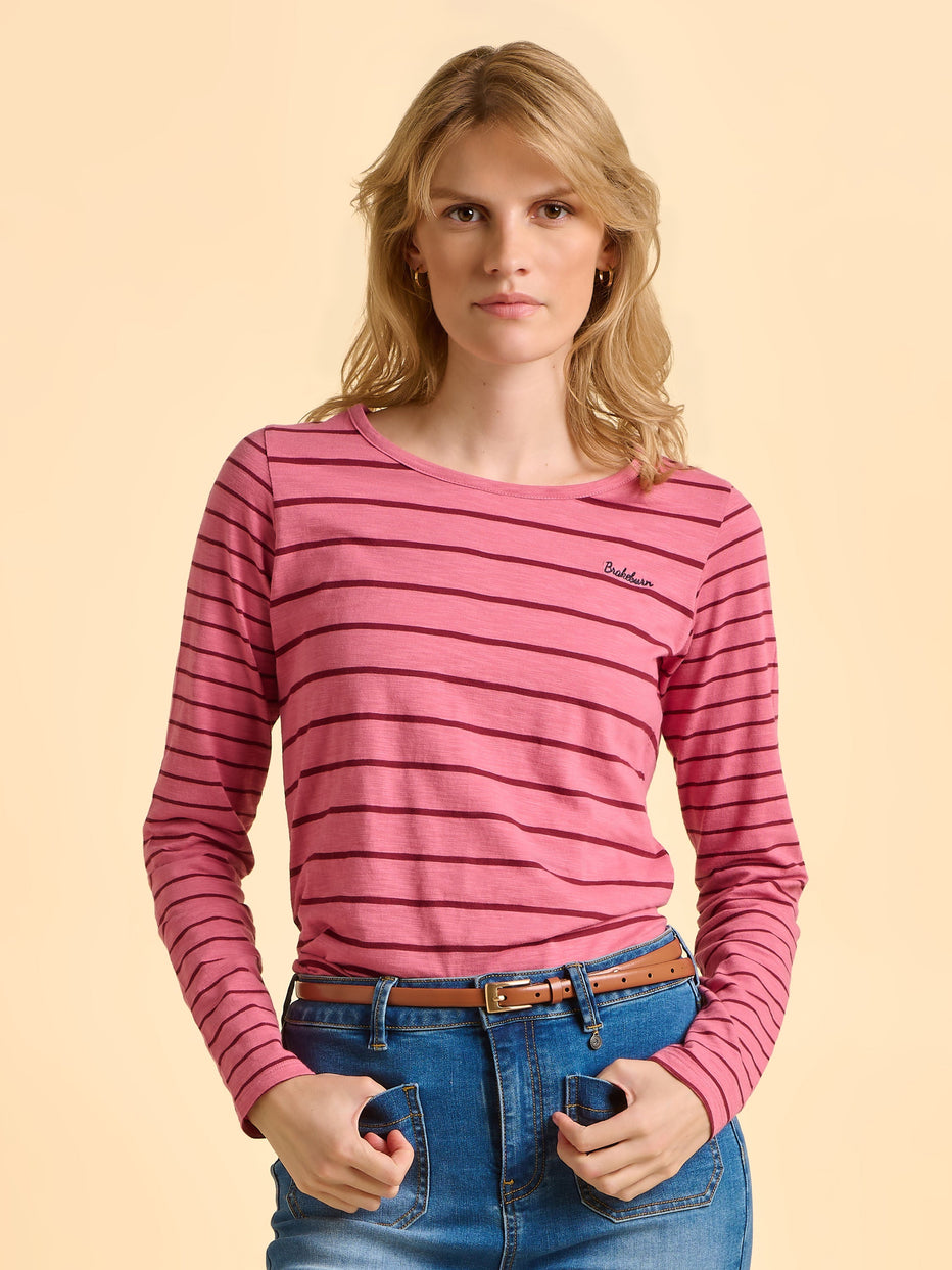 Brakeburn Studland Long Sleeve T Shirt