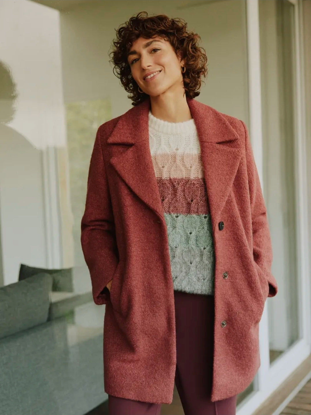 B young Bycecila Coat-b.young-White finn