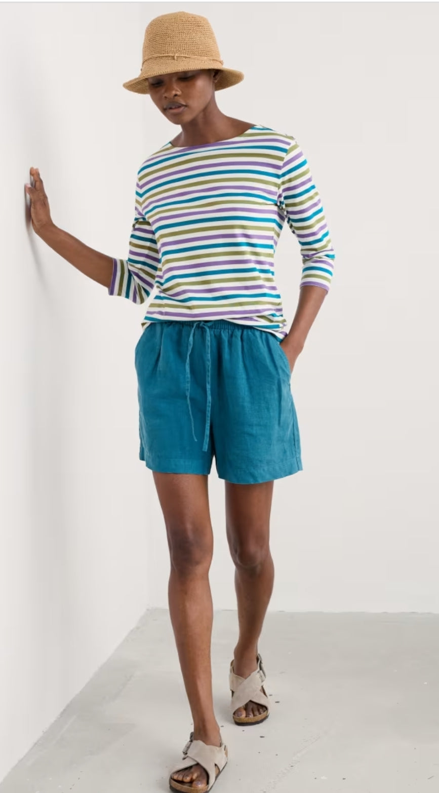 Seasalt Sailor Top Tri Mini Cornish Pansy