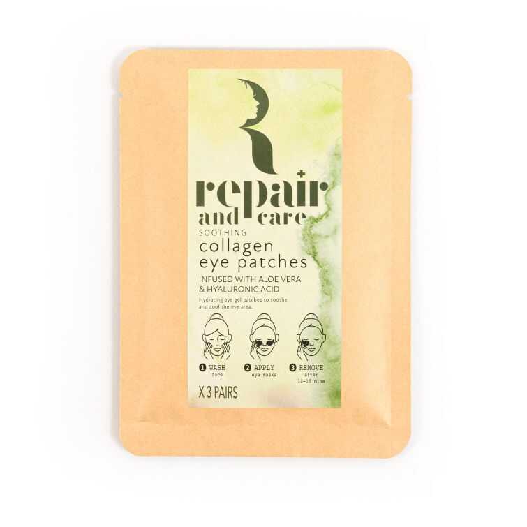 Repair and Care Collagen Eye Patches x 3-White finn
