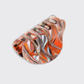Lydia Chunky Claw Clip - Rust-Hairclip-White finn
