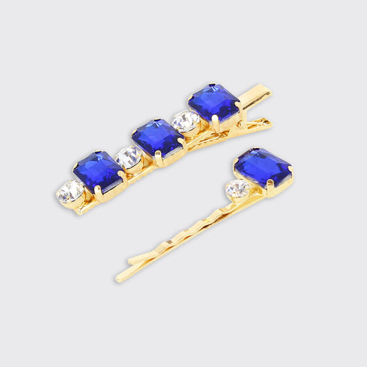 Jewelled Set of 2 Hair Clips