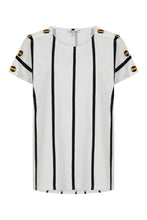 Alice Collins Button Shoulder Top