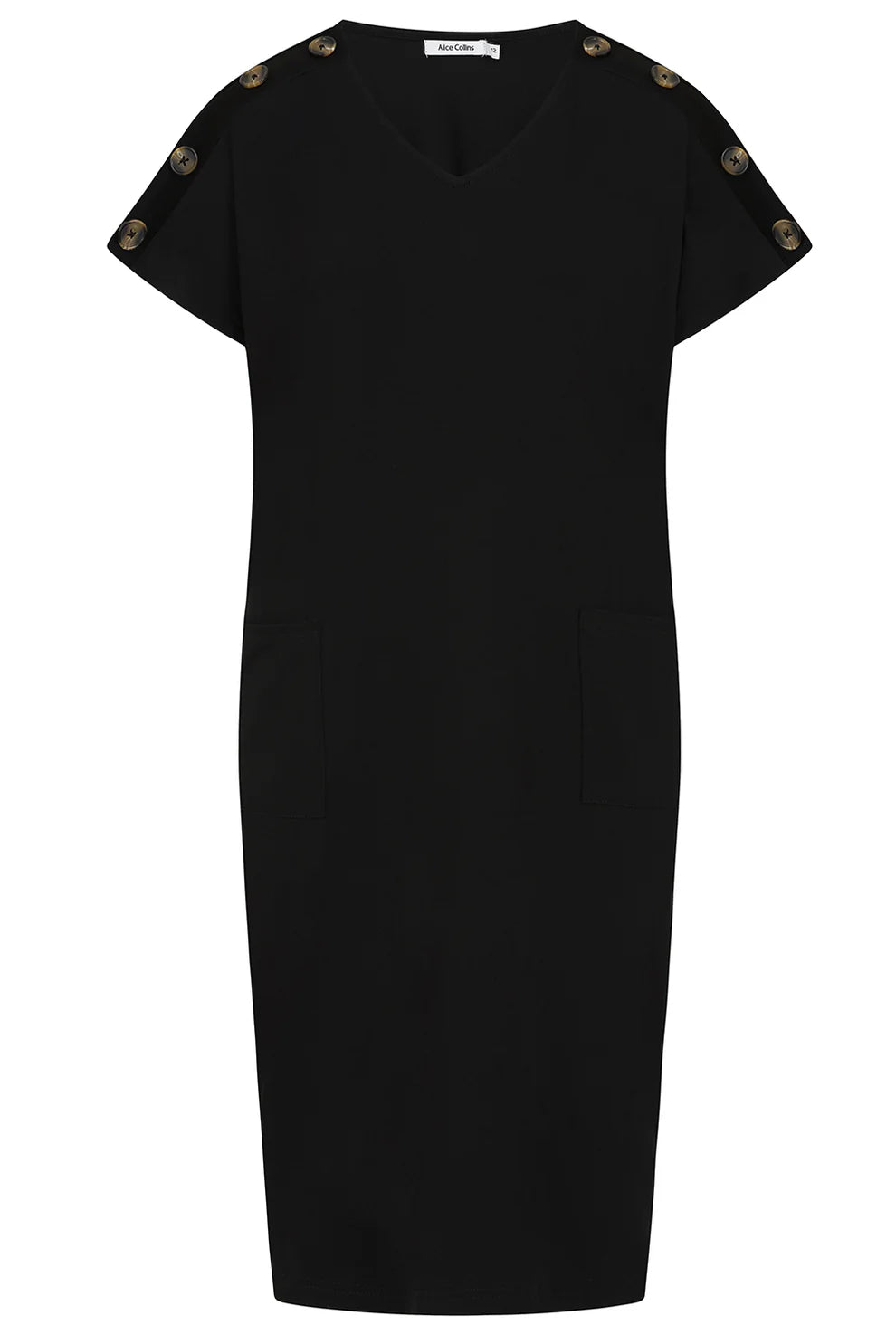 Alice Collins Button Shoulder Dress