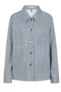 Alice Collins Millie Striped Jacket-Alice Collins-White finn