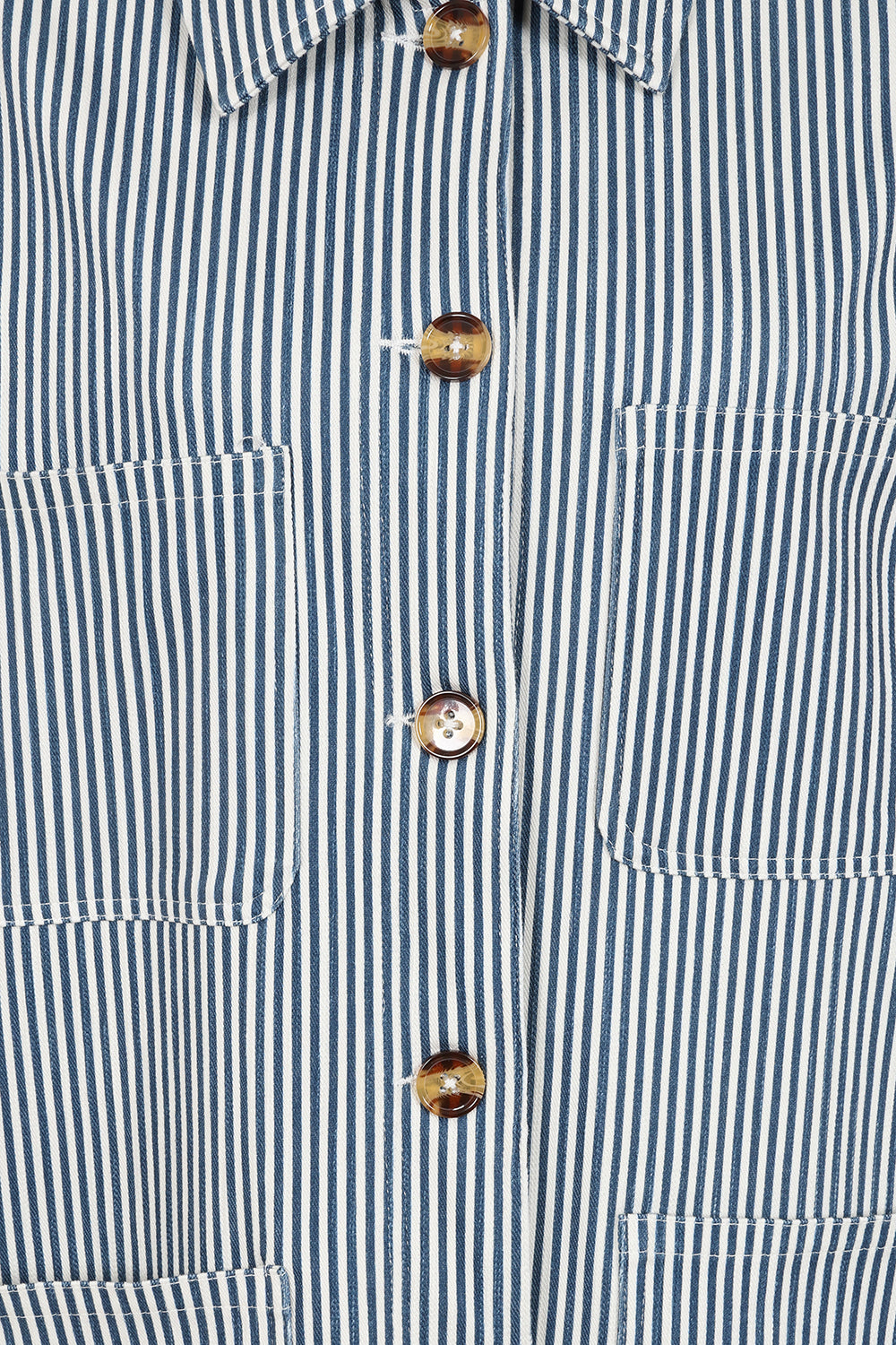 Alice Collins Millie Striped Jacket-Alice Collins-White finn