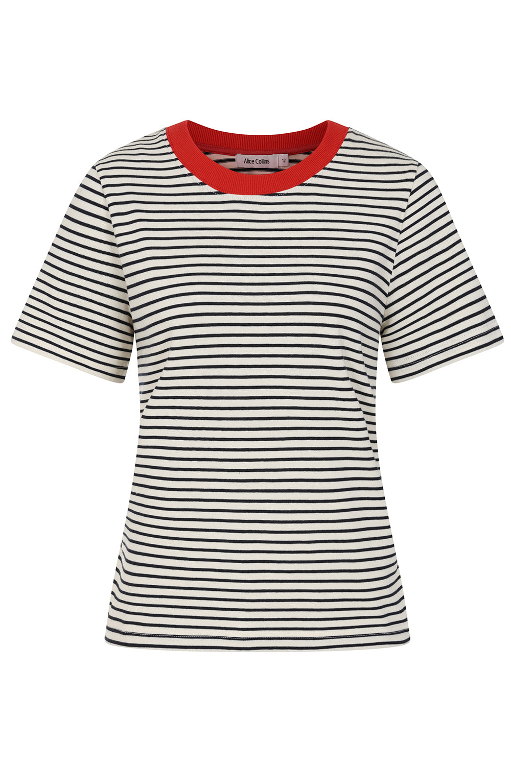 Alice Collins Miley T-Shirt-Alice Collins-White finn