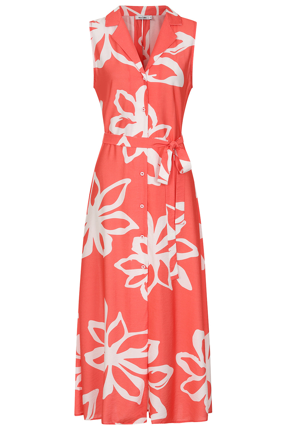 Alice Collins Mairi Dress-Alice Collins-White finn