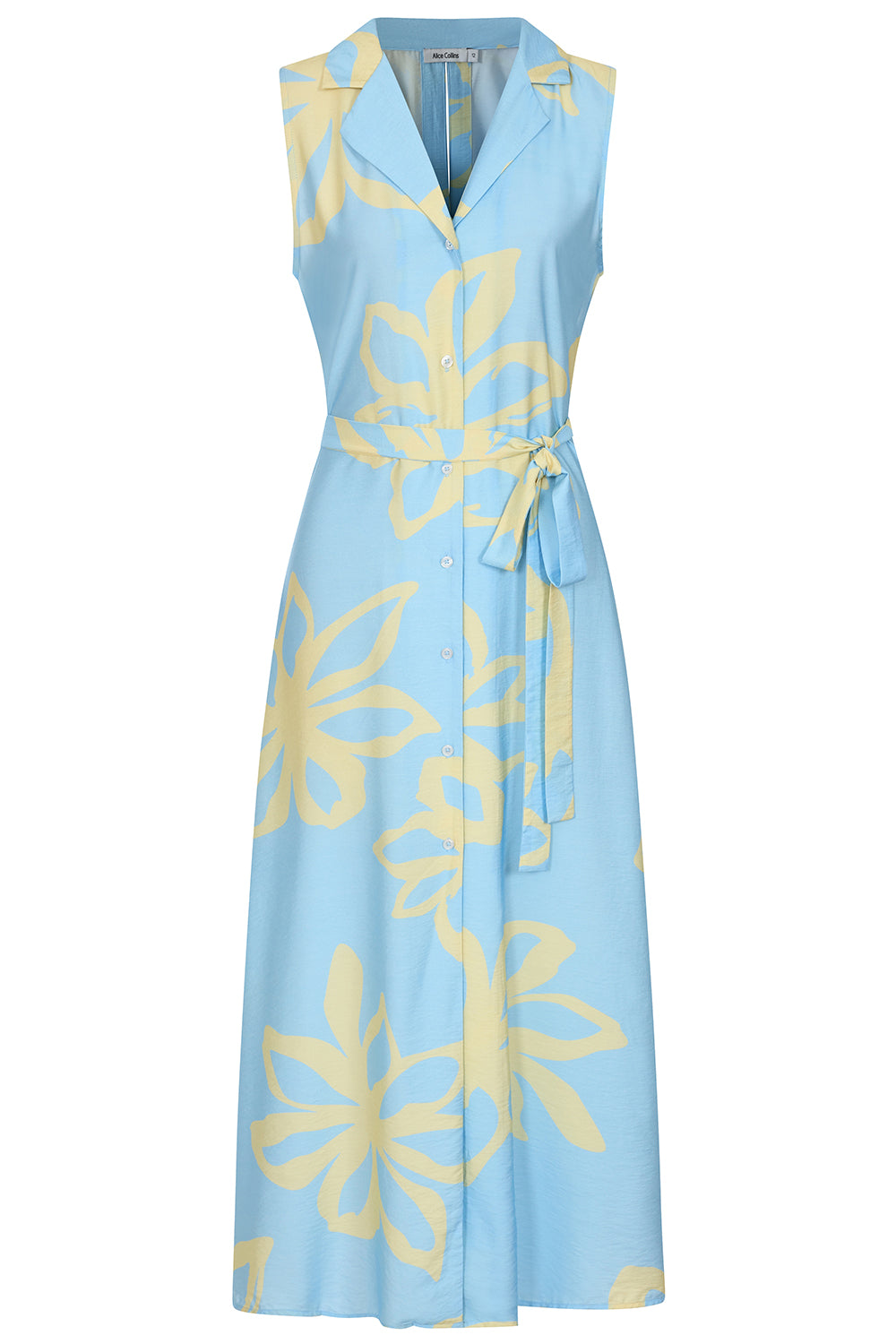 Alice Collins Mairi Dress-Alice Collins-White finn
