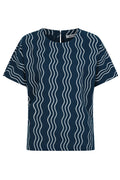 Alice Collins Beth Wavy Top-Alice Collins-White finn
