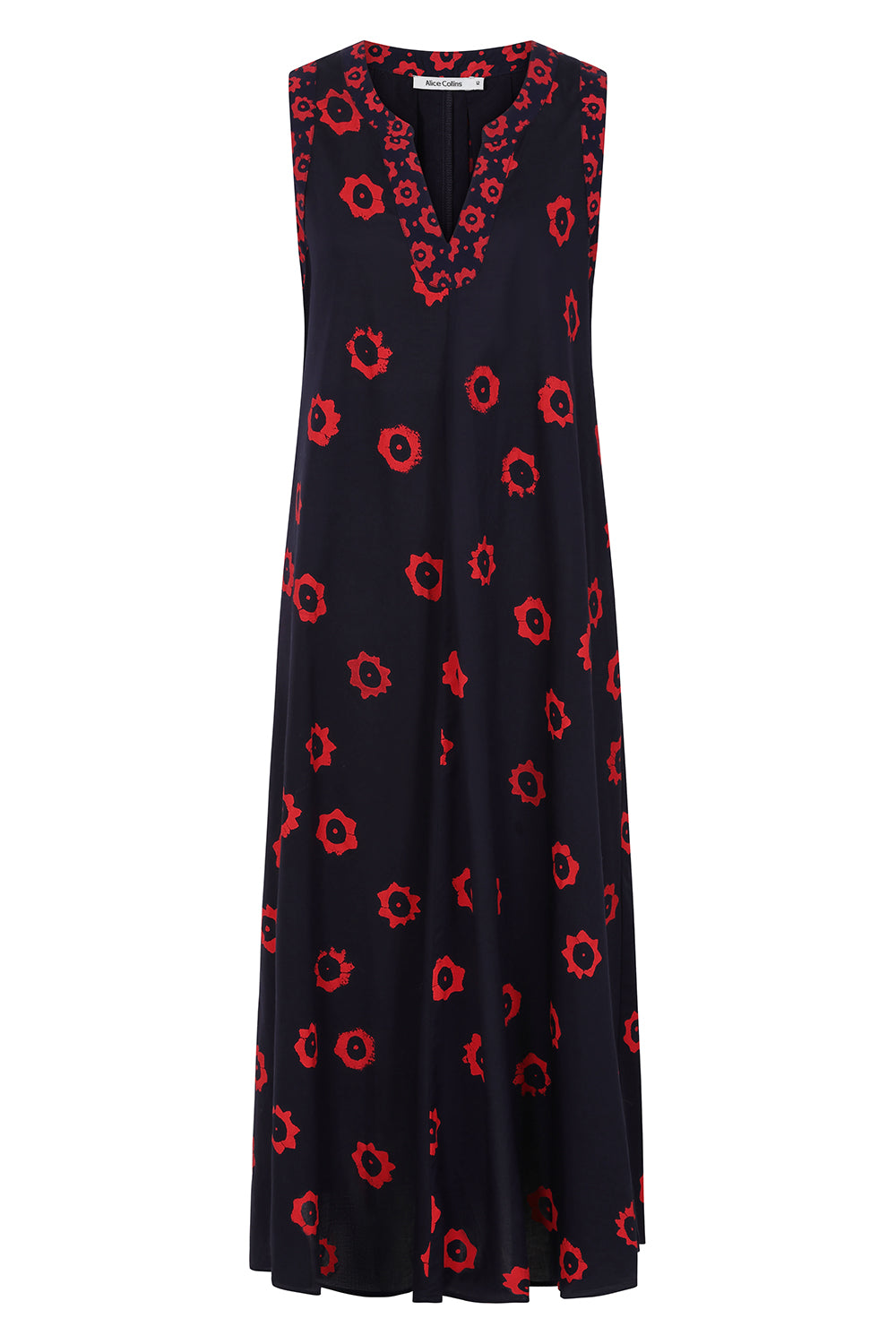 Alice Collins Patsy Dress-Alice Collins-White finn