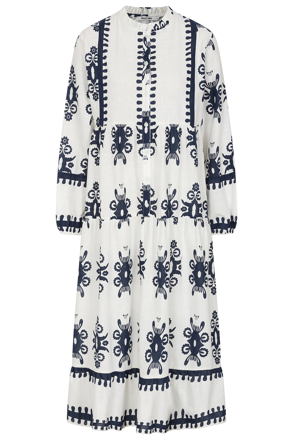 Alice Collins Athena Dress-Alice Collins-White finn