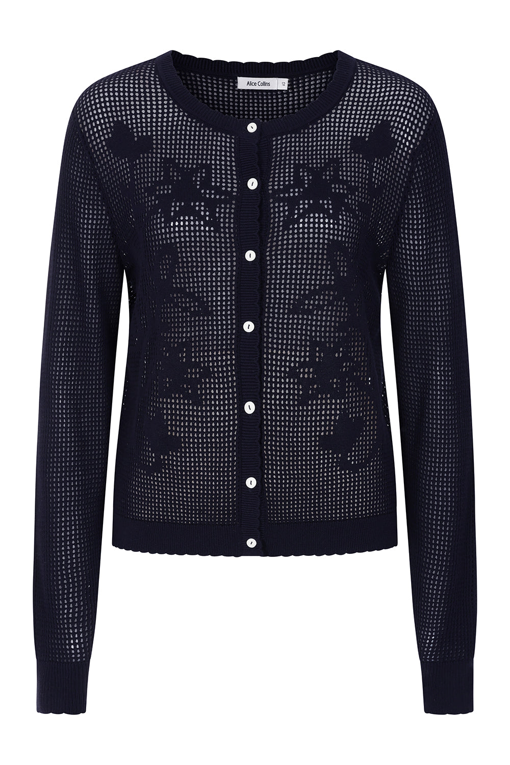 Alice Collins Selina Cardigan-Alice Collins-White finn