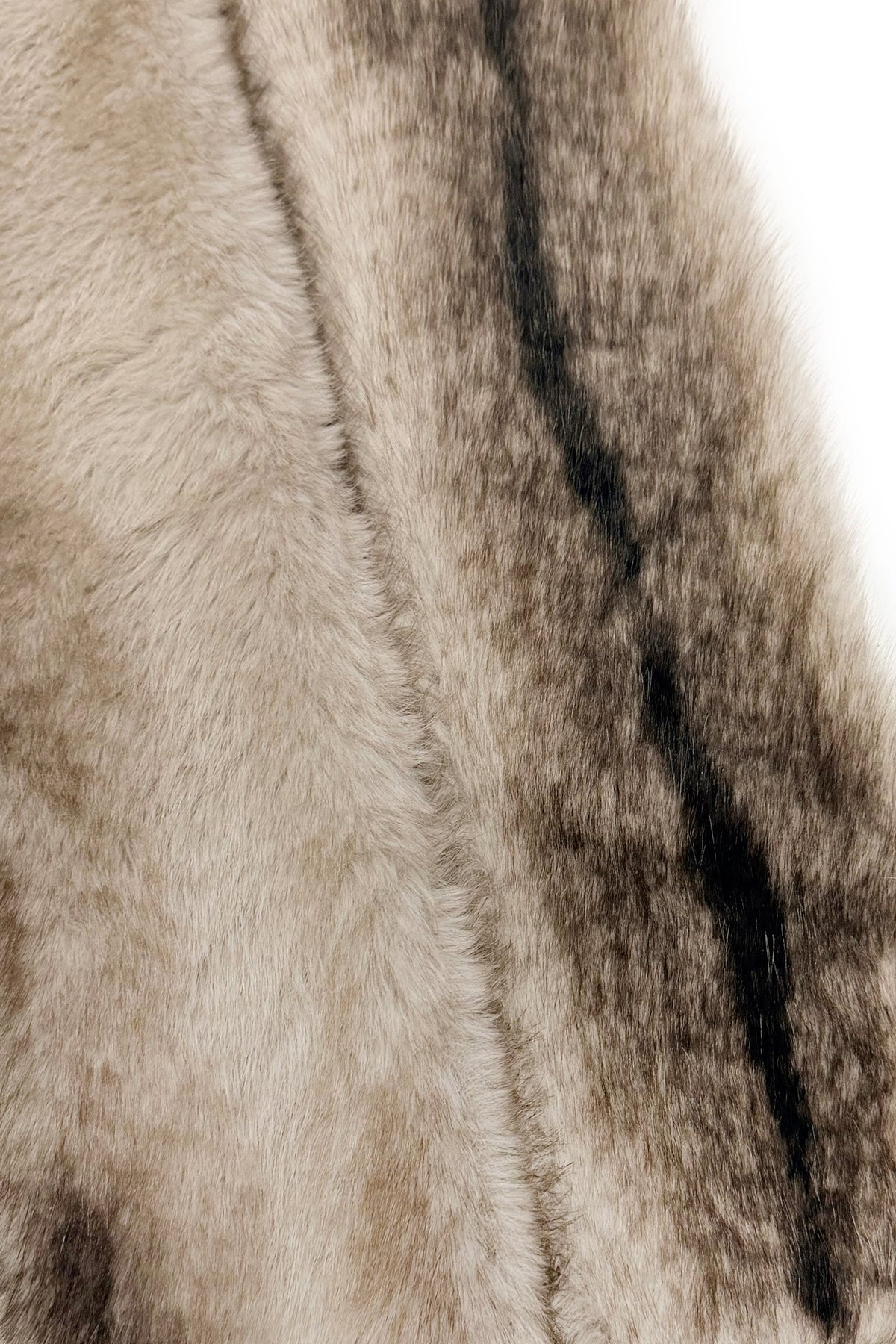 Luxe Two Tone Faux Fur Collar Scarf