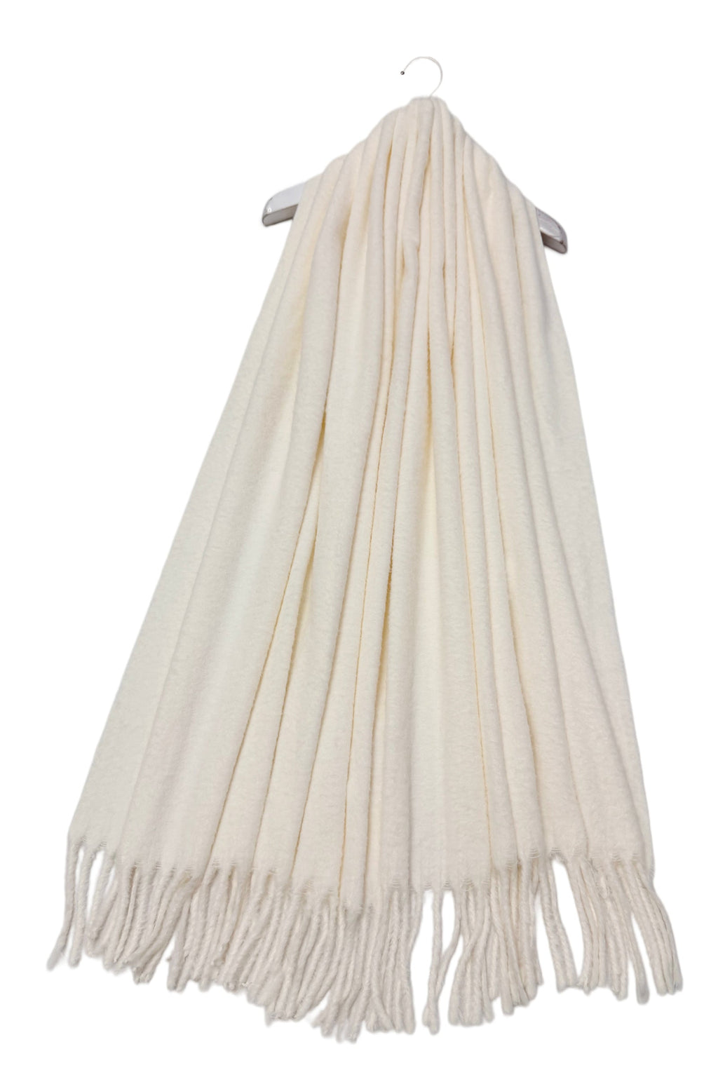 Super Soft Brushed Faux Mink Tassel Scarf Shawl 8787