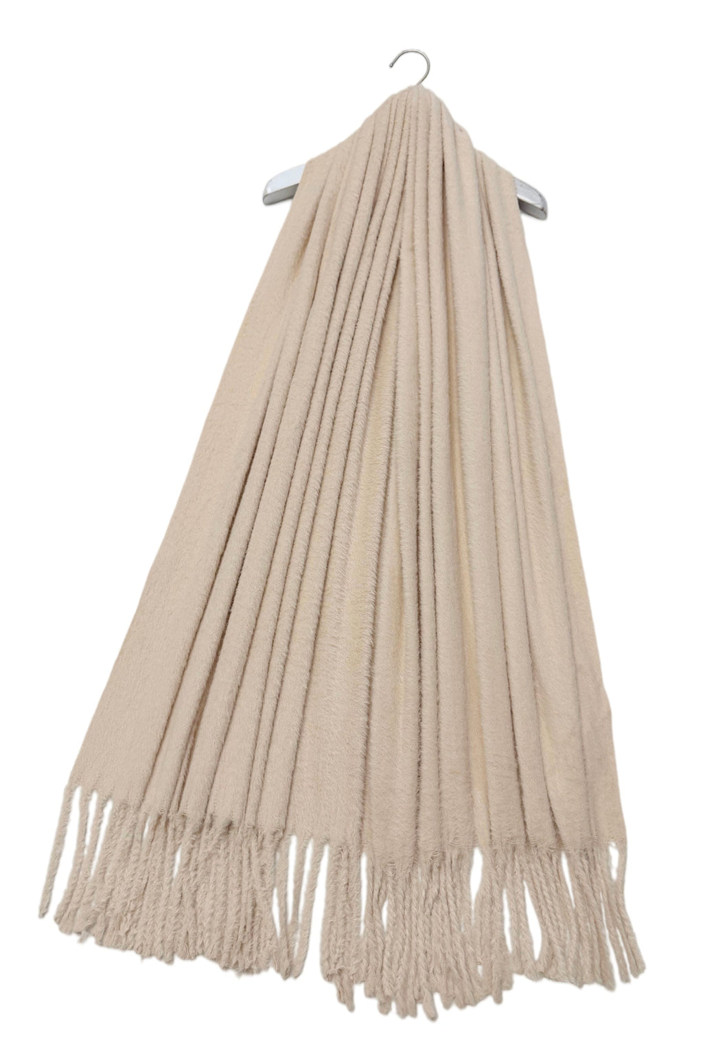 Super Soft Brushed Faux Mink Tassel Scarf Shawl 8787