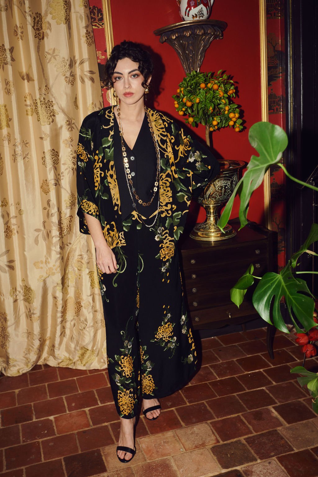 Crepe Kimono