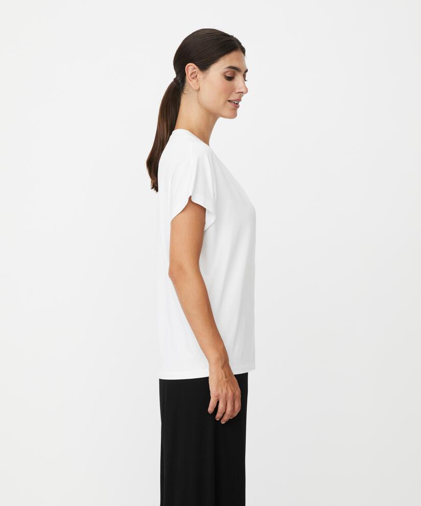 Masai Badu V-neck T-shirt-Masai-White finn