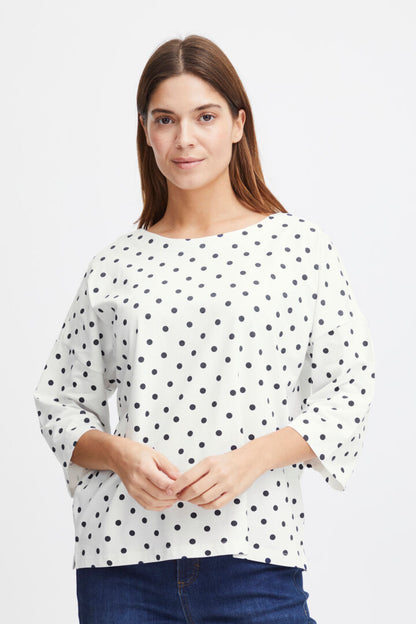 Fransa FRSIVA Tee 3 Polka Dot