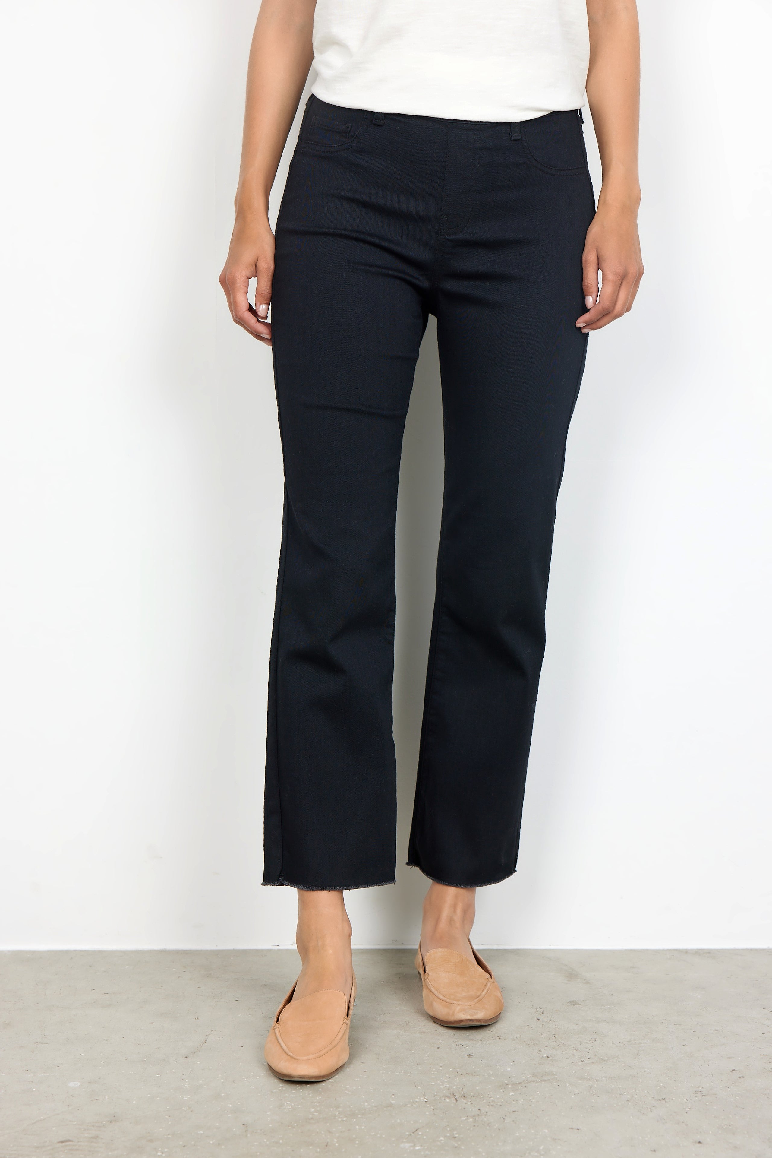 Soya Concept SC- Nadira 3 Trouser-Trouser-White finn