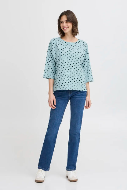 Fransa FRSIVA Tee 3 Polka Dot