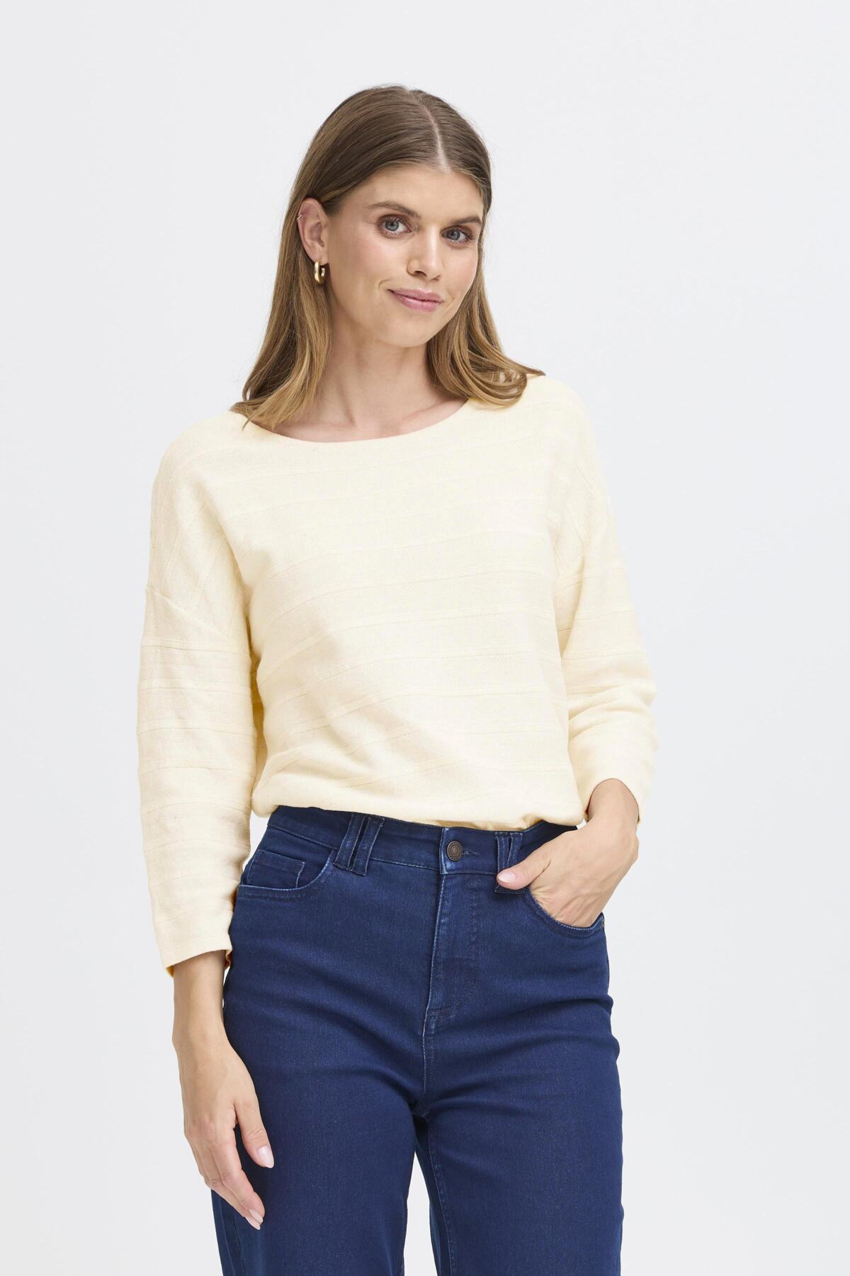 Fransa FRSINNE Pu5 Pullover-Jumper-White finn