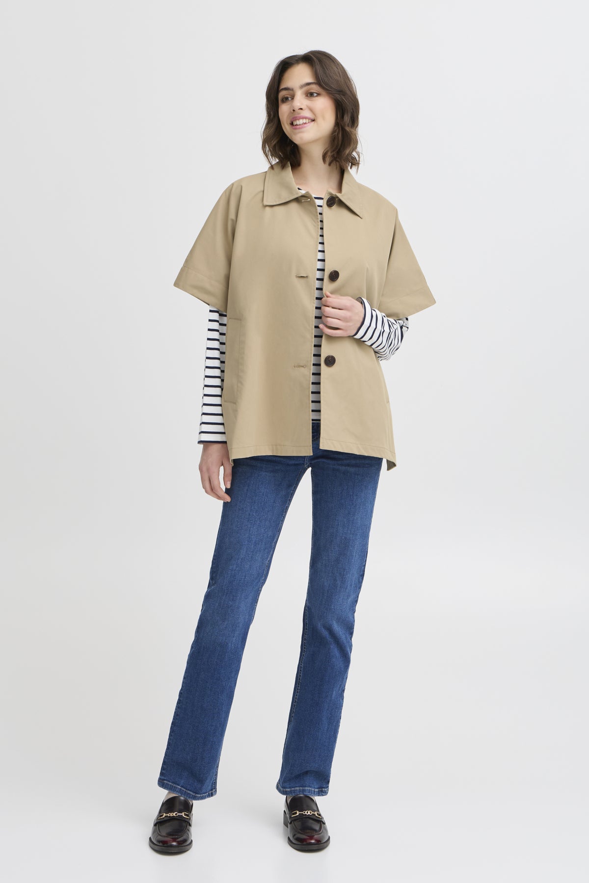 Fransa FRMOON Jacket-White finn