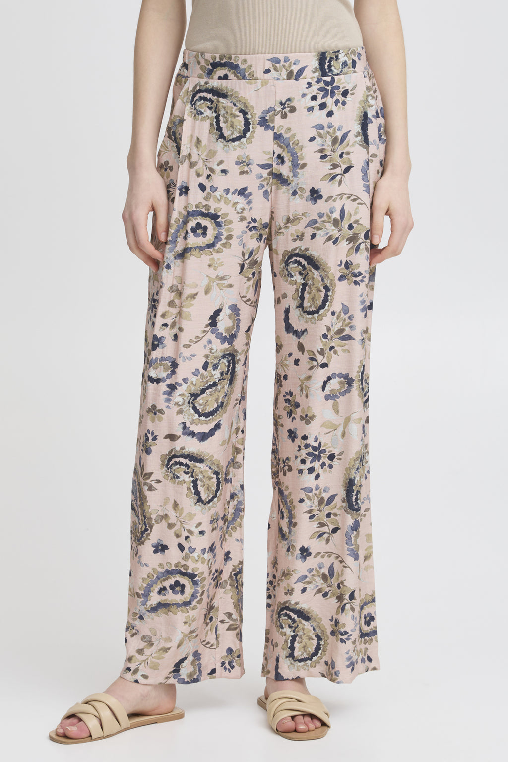 Fransa FRARIANA Trousers-White finn
