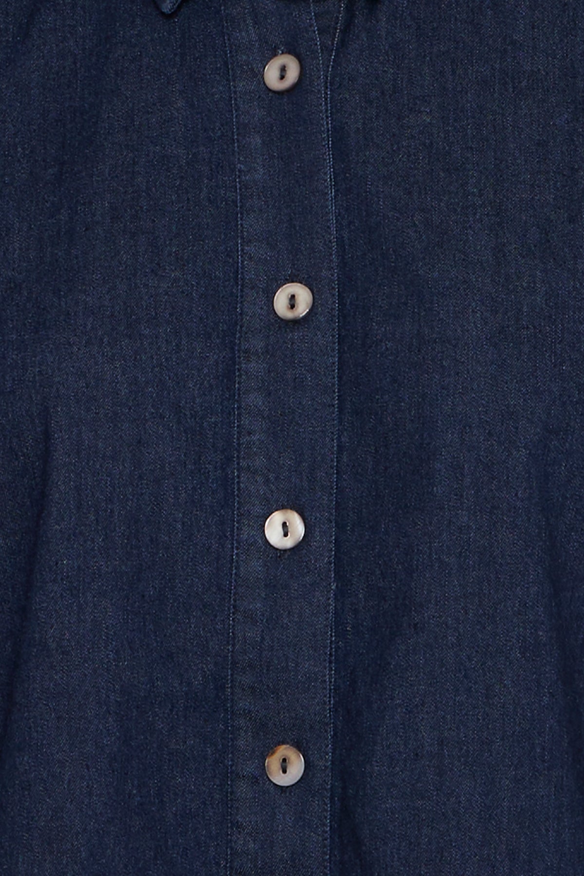 Fransa FRCHICAGO Denim Shirt-Tops-White finn