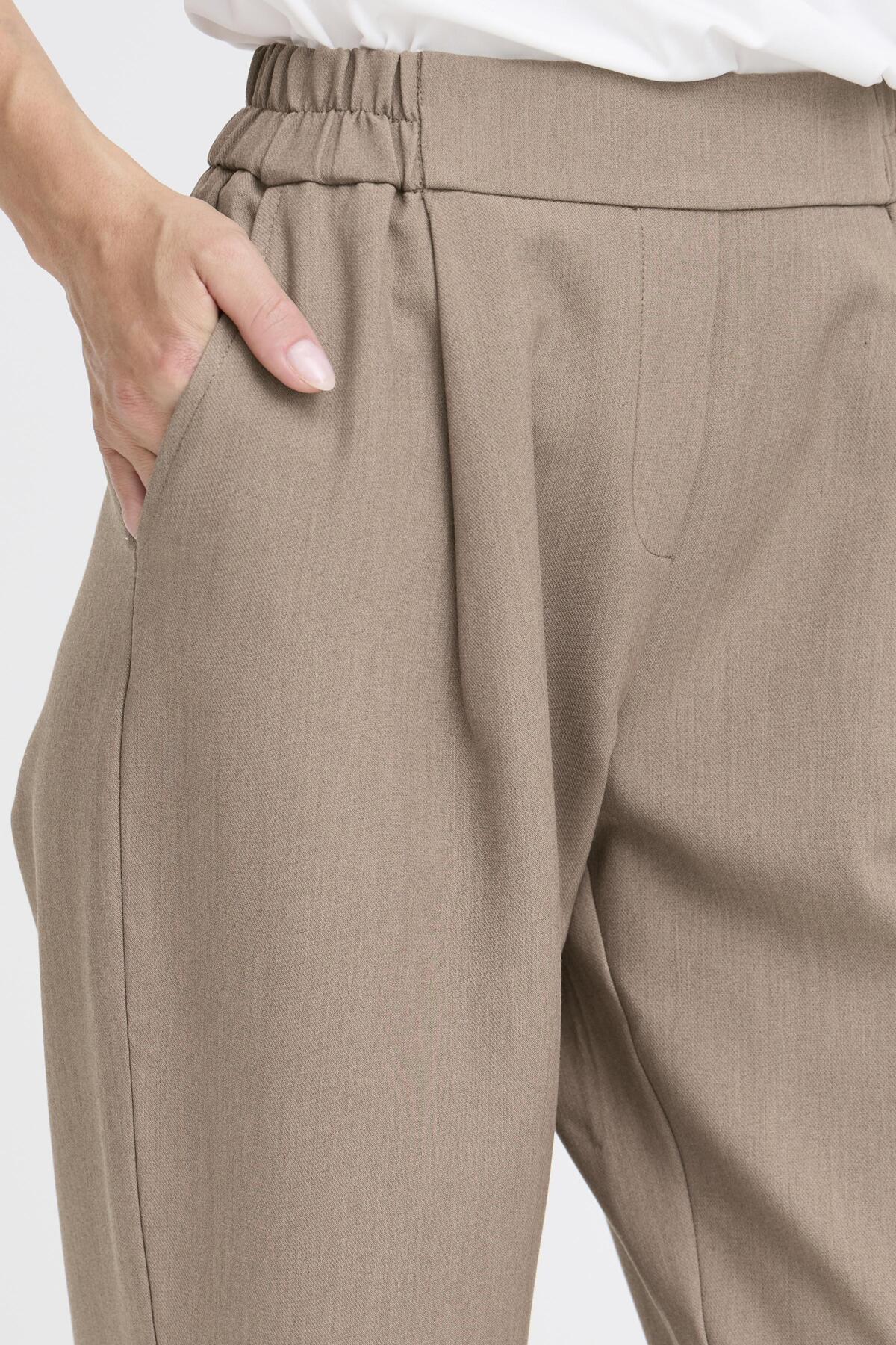 Fransa FRABIGAIL Trousers-Trousers-White finn