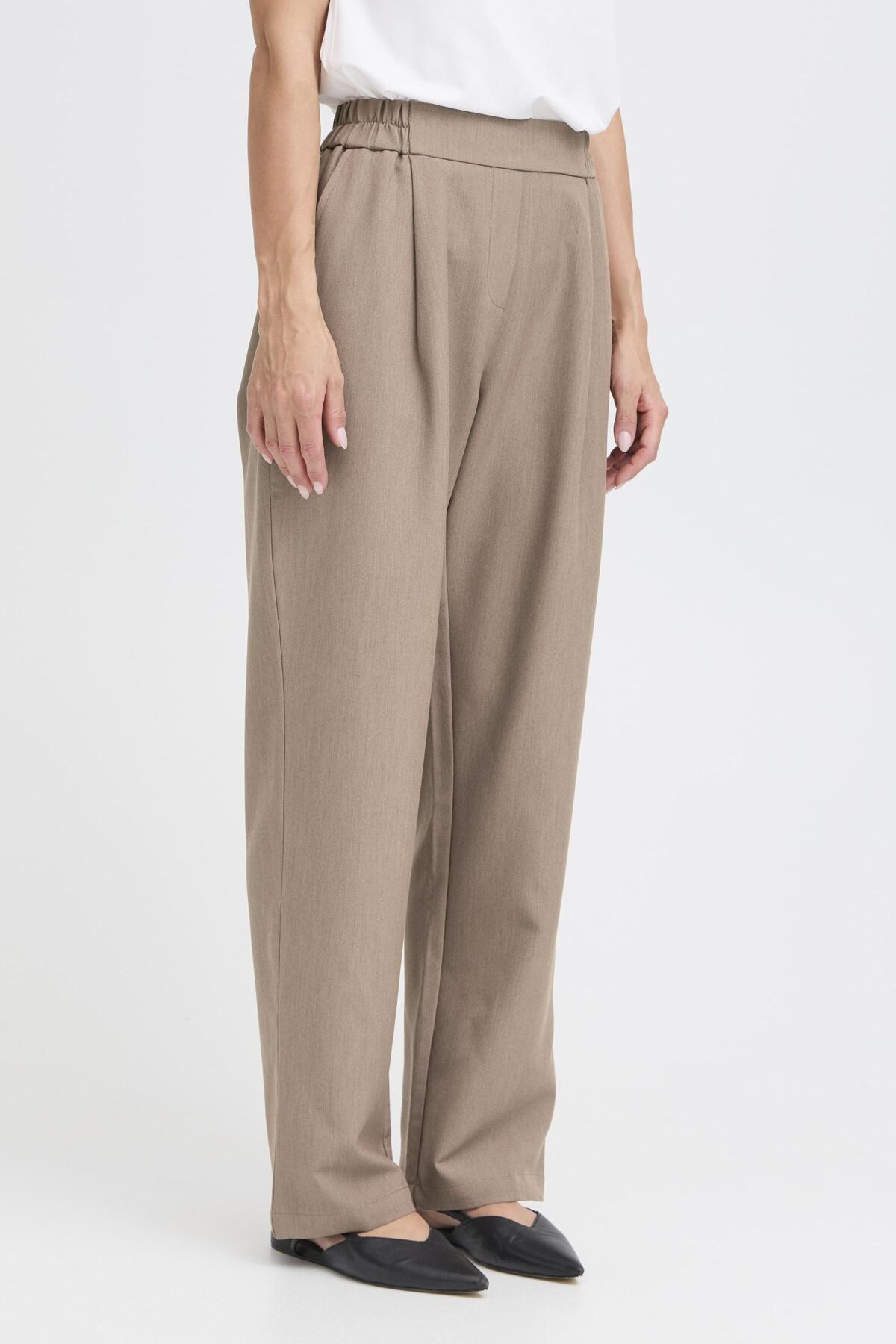 Fransa FRABIGAIL Trousers-Trousers-White finn