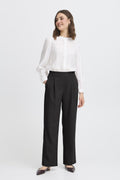 Fransa FRABIGAIL Trousers-Trousers-White finn
