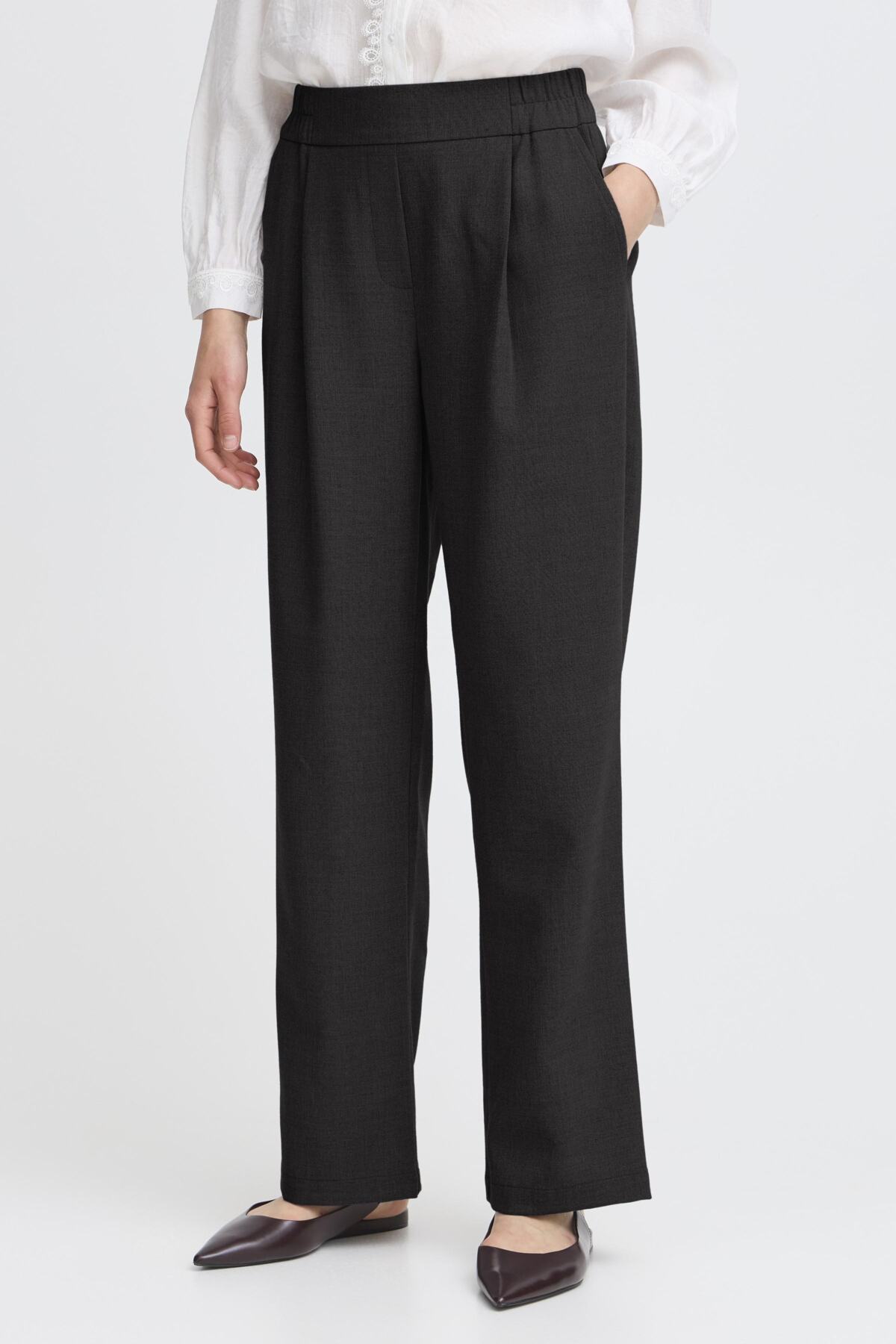 Fransa FRABIGAIL Trousers-Trousers-White finn