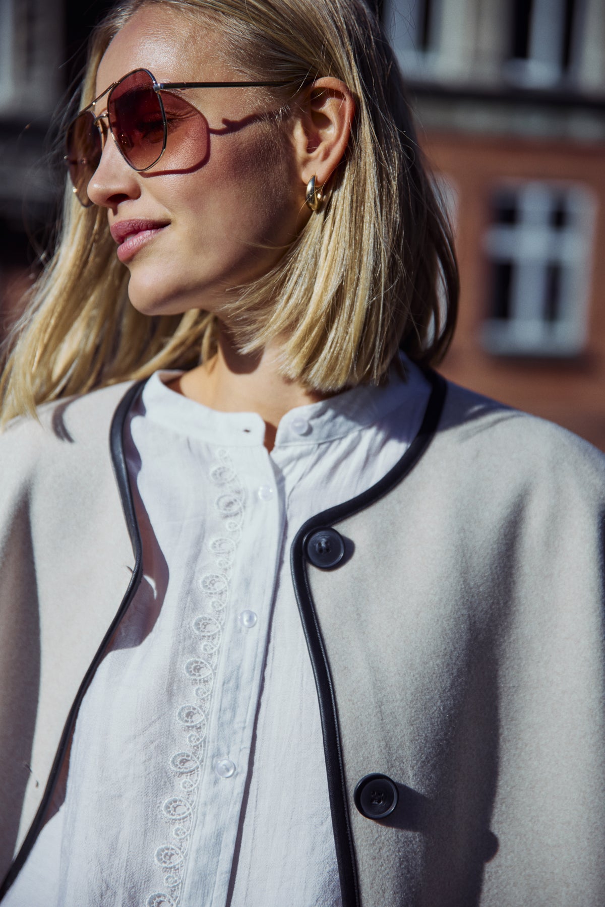 Fransa FRBLONDIE Shirt-Shirts & Tops-White finn