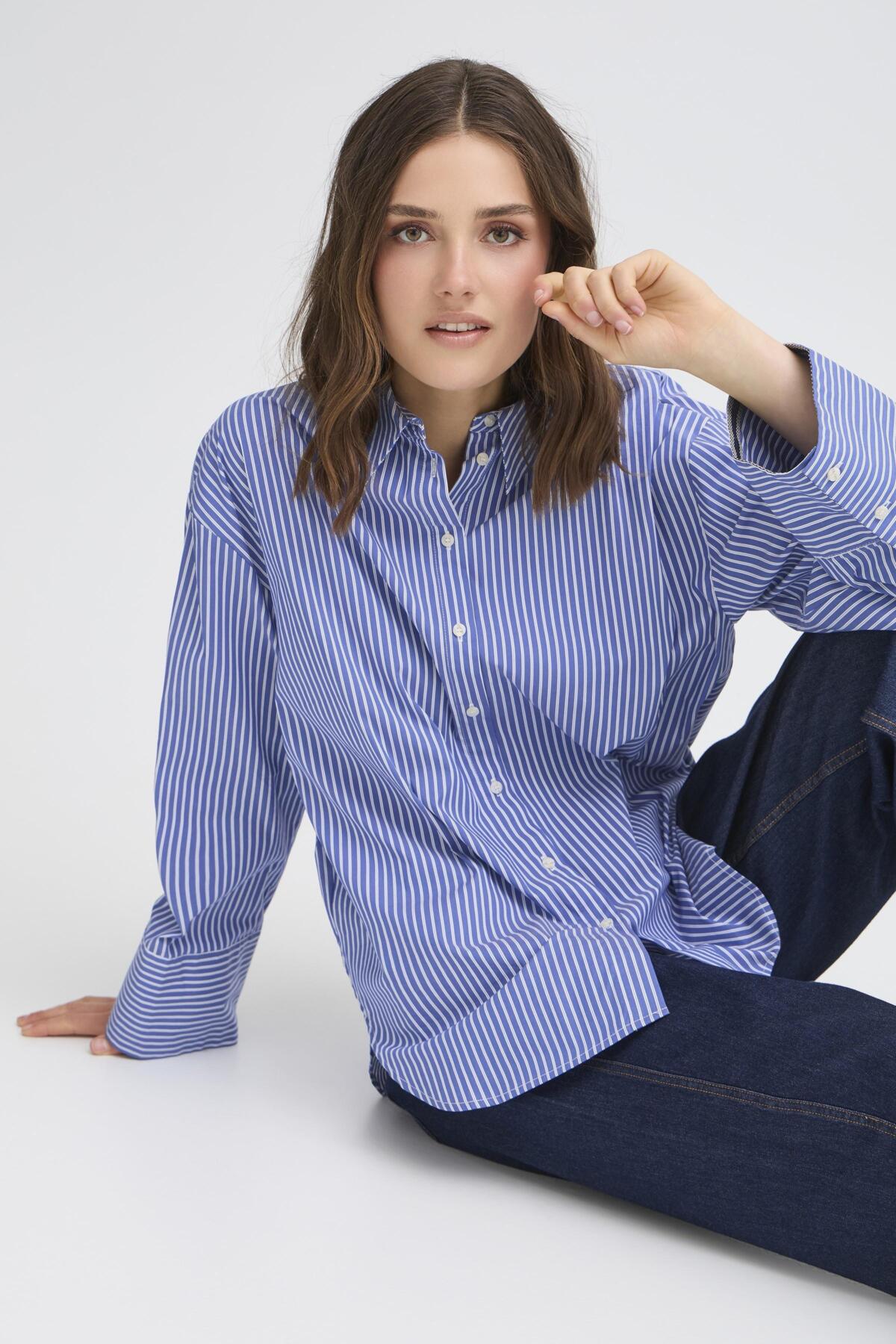 Fransa FRFINA Shirt-Shirts & Tops-White finn