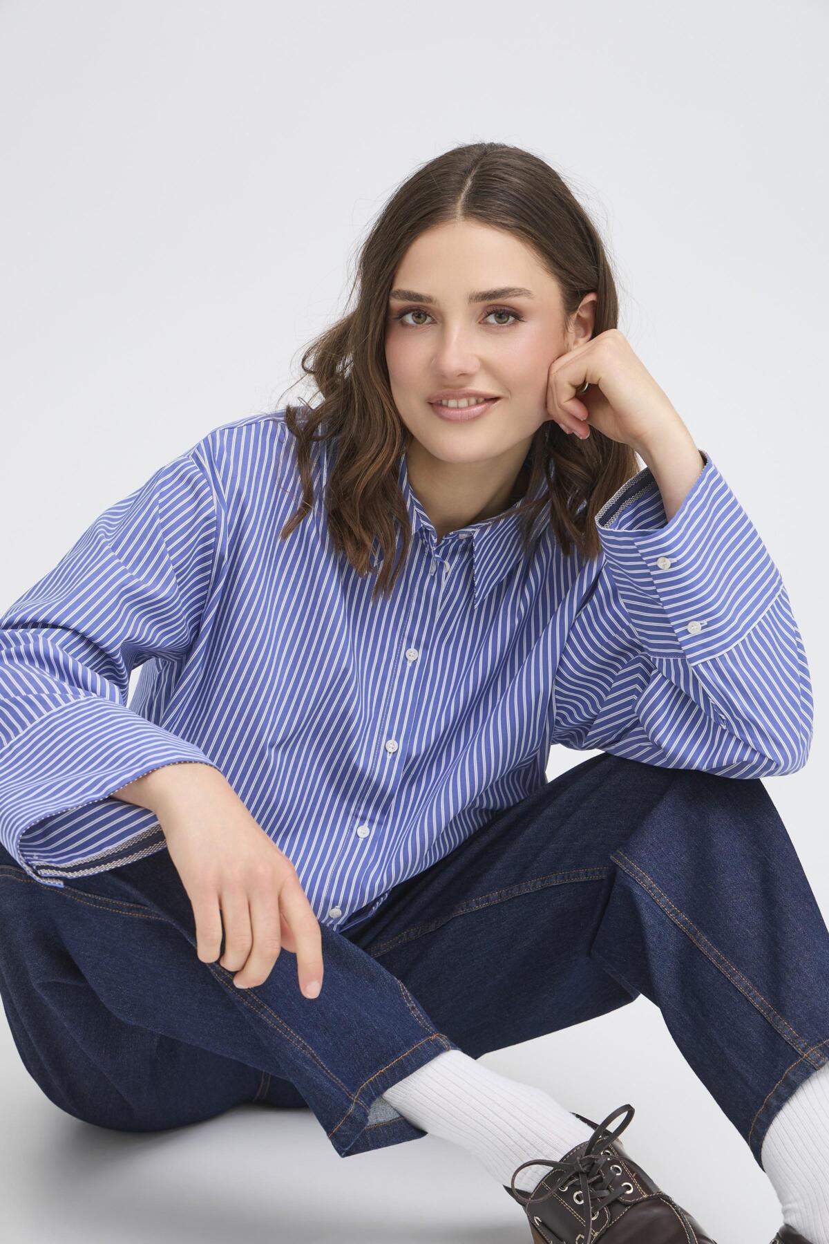Fransa FRFINA Shirt-Shirts & Tops-White finn