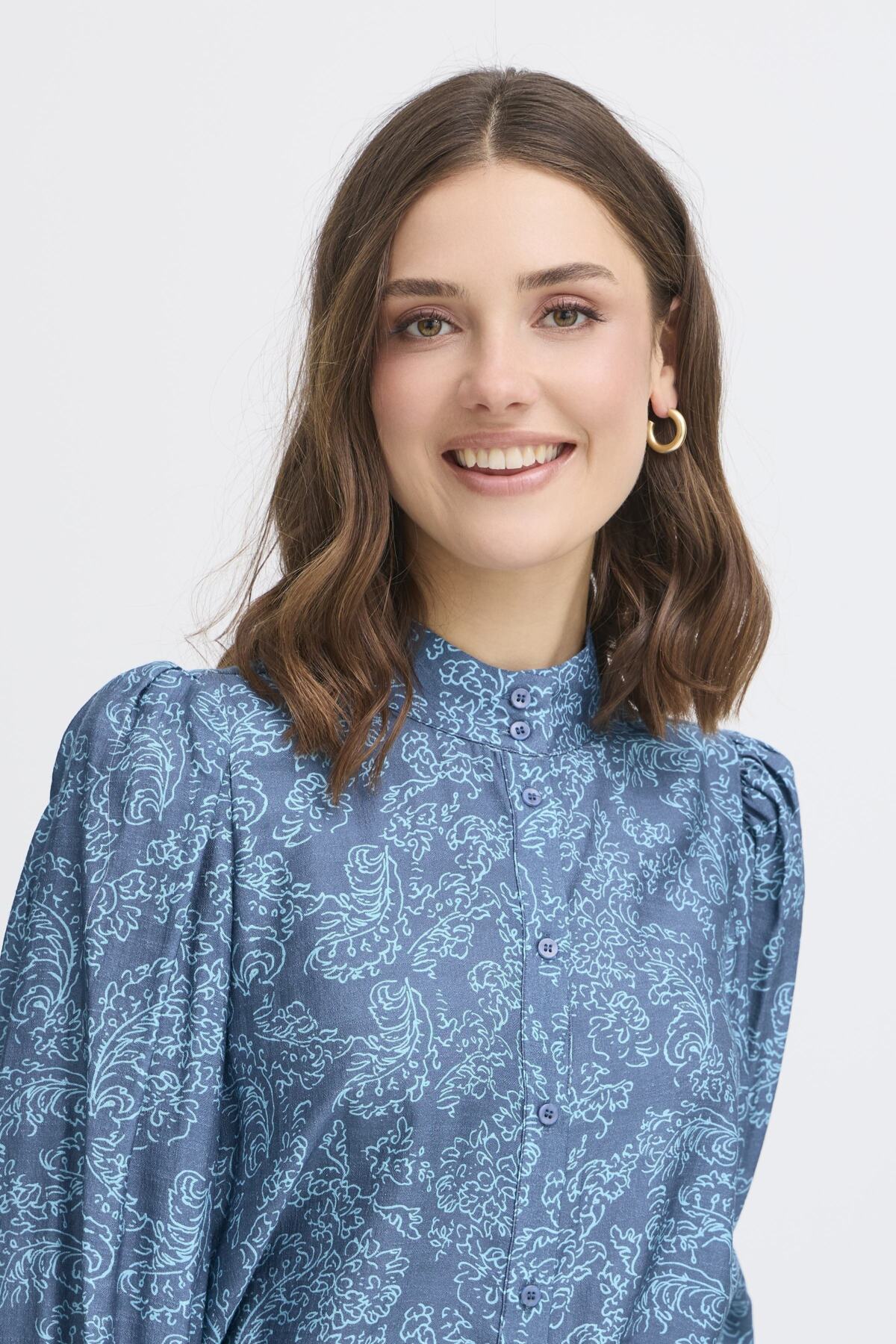 Fransa FRARIANA Shirt-Shirts & Tops-White finn