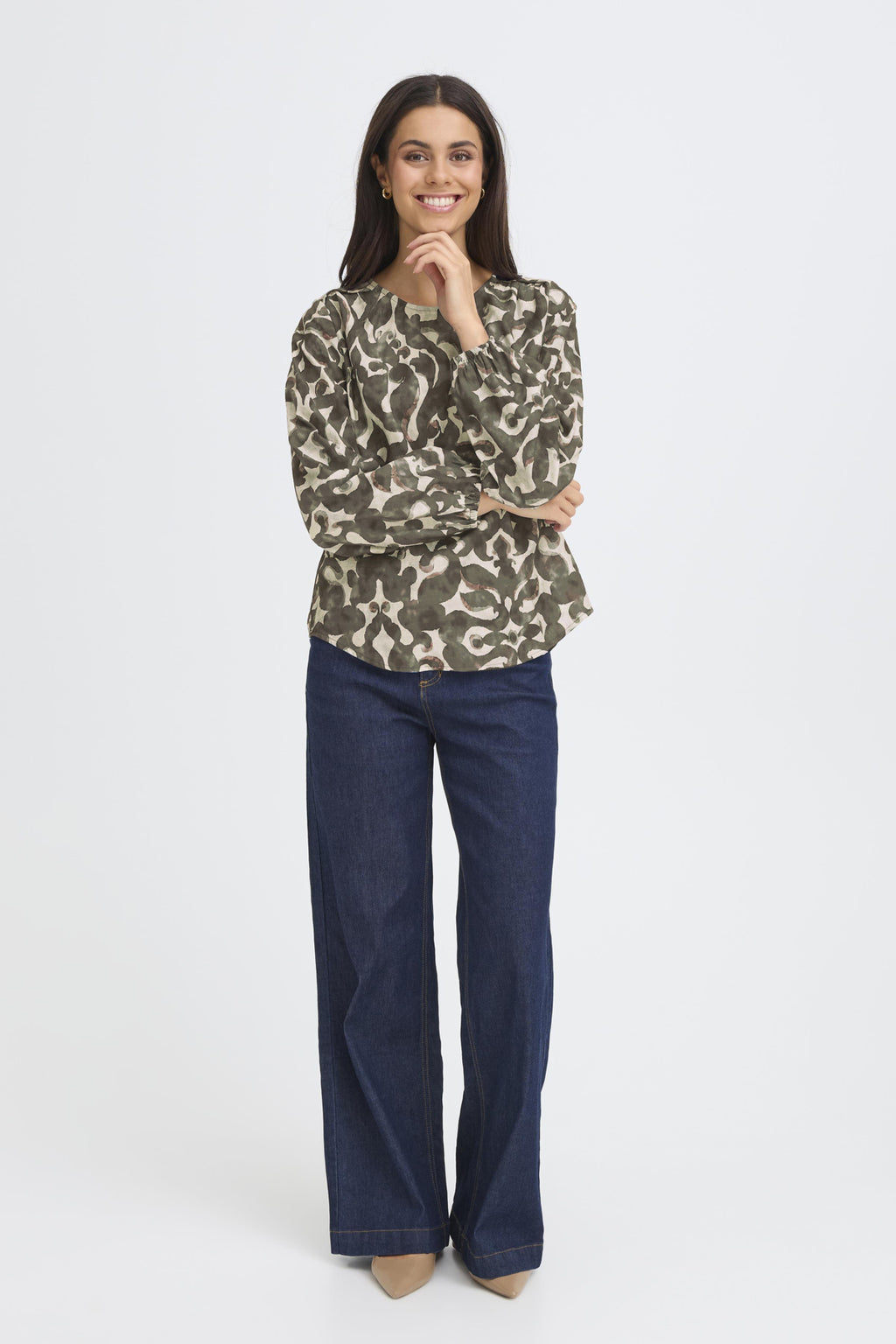 Fransa Frariana Blouse 14-Fransa-White finn