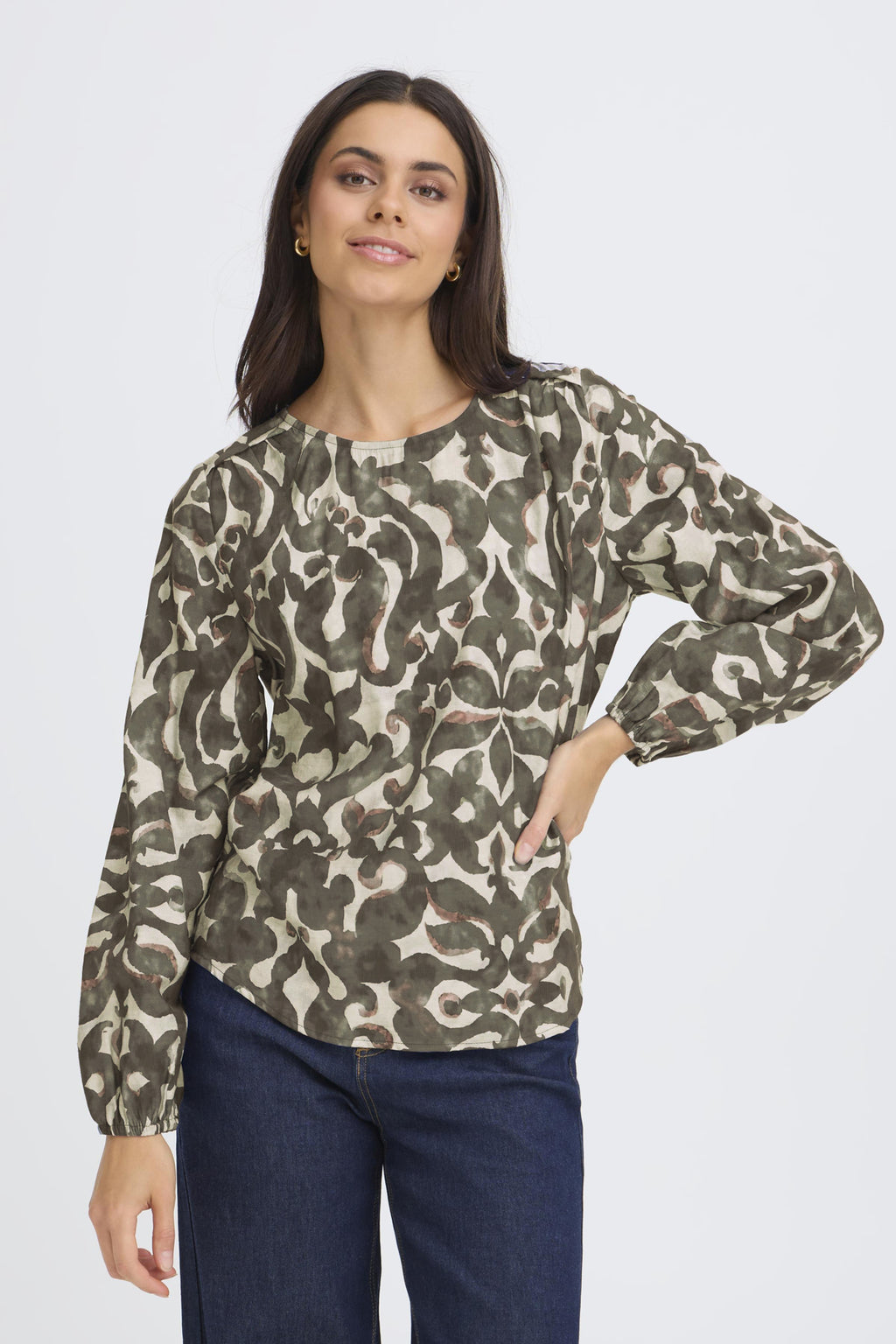 Fransa Frariana Blouse 14-Fransa-White finn