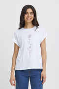 Fransa Frgali T-shirt-Fransa-White finn