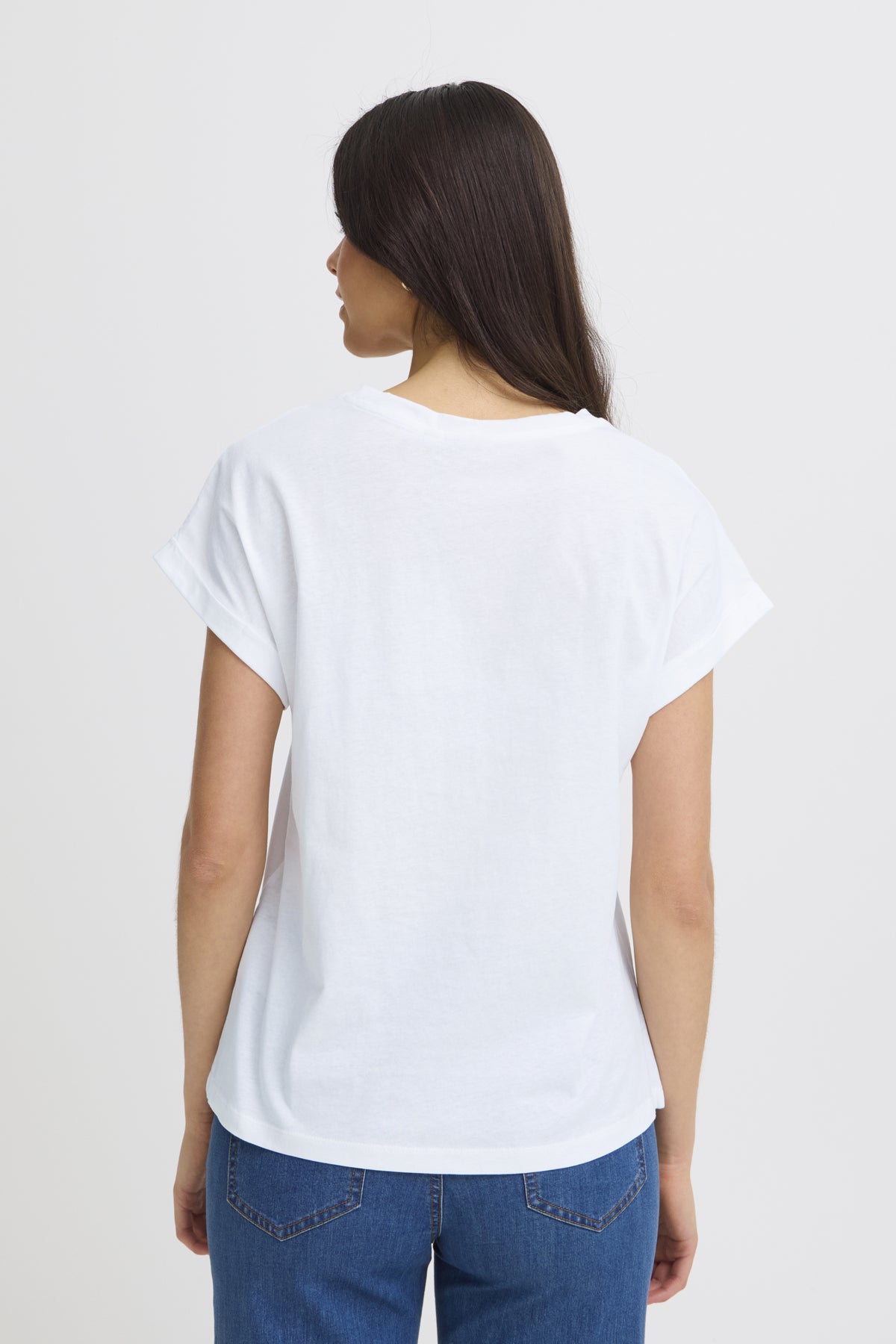 Fransa Frgali T-shirt-Fransa-White finn