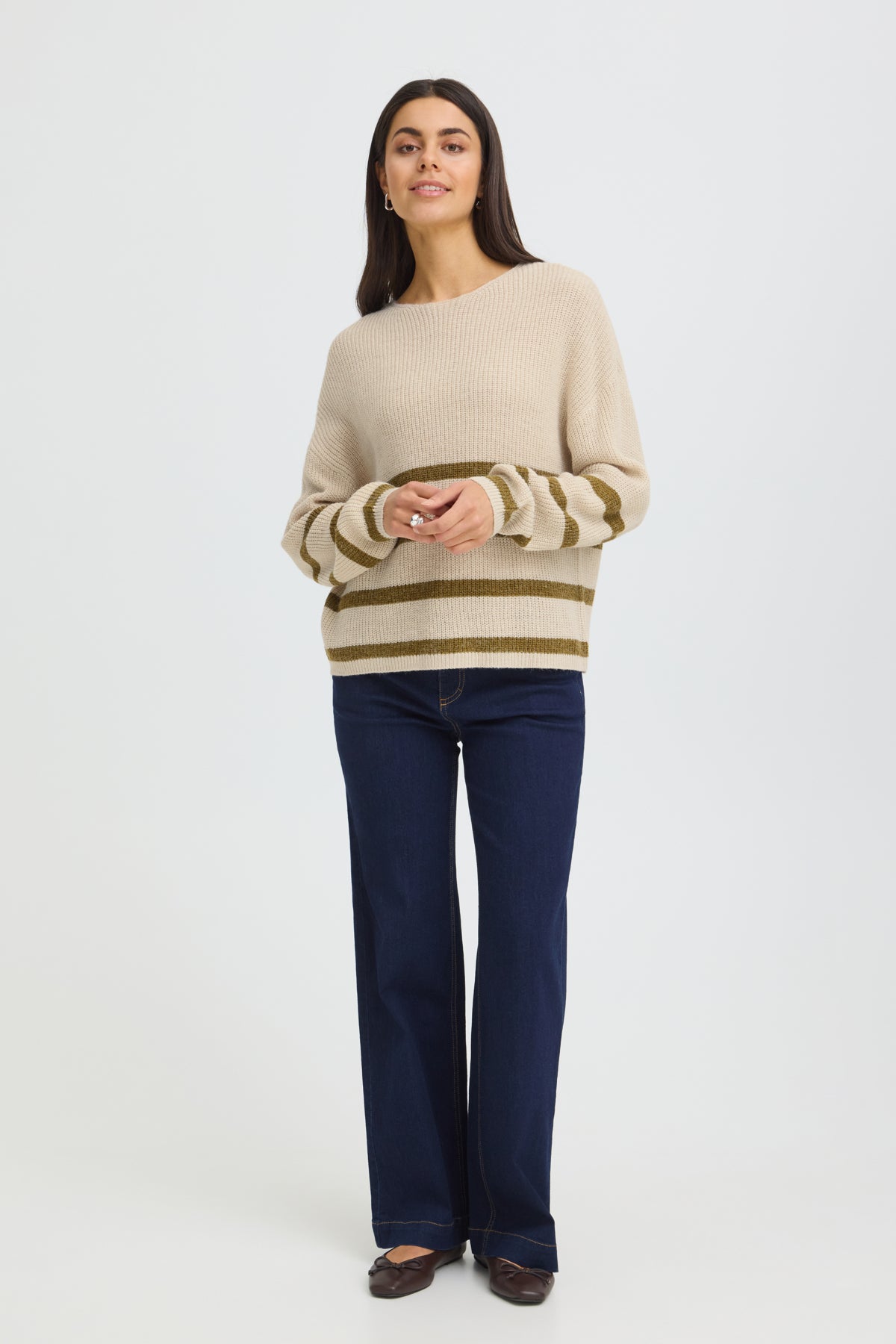 Fransa FRERETTA Pullover Beige