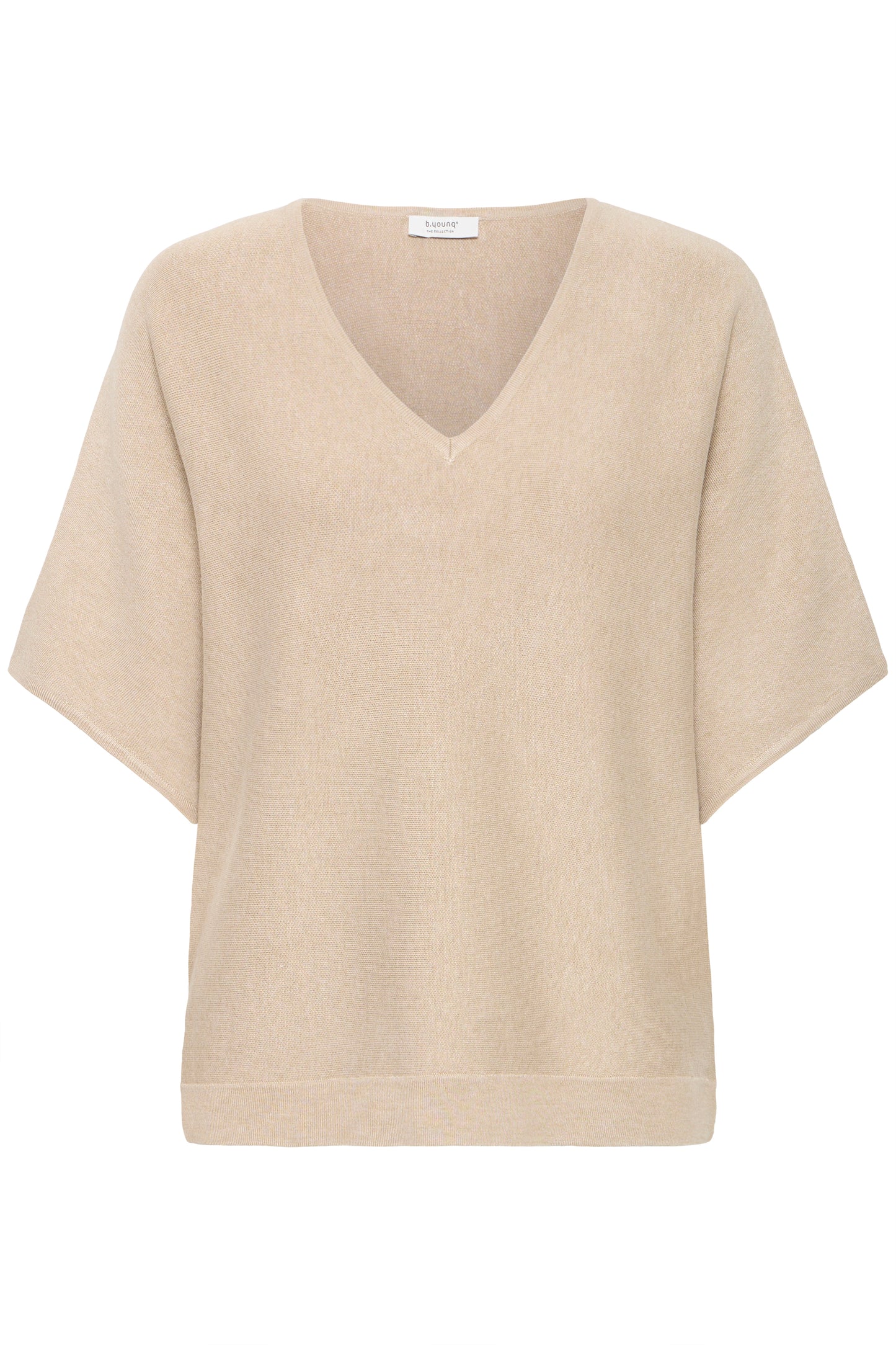 B.young BYMMORLA V Neck Short Sleeve Jumper